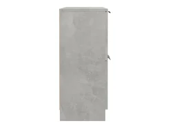 Aparador buffet cómoda mueble mueble de almacenaje organizador cocina salón salón 60 x 30 x 70 cm madera contrachapada gris 02_0031954