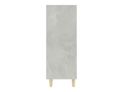 Aparador buffet cómoda mueble mueble de almacenaje organizador cocina salón salón 69,5 x 32,5 x 90 cm madera contrachapada gris 02_0032003