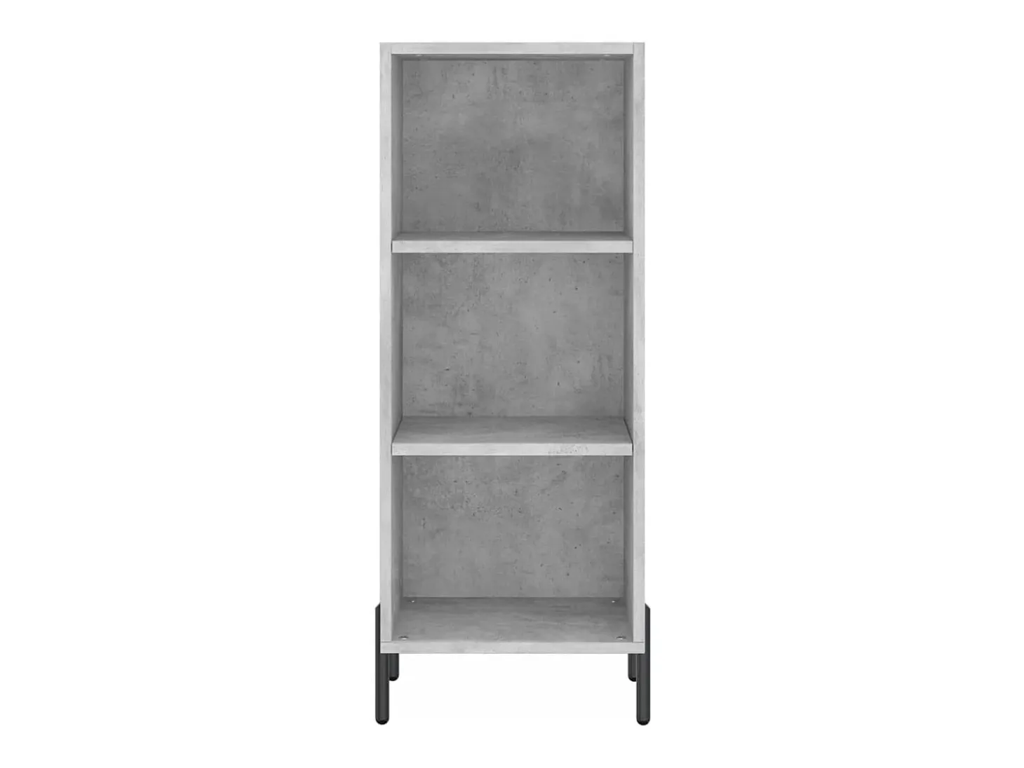 Aparador buffet cómoda mueble mueble de almacenaje organizador cocina salón salón 34,5 x 32,5 x 90 cm madera contrachapada gris 02_0031870