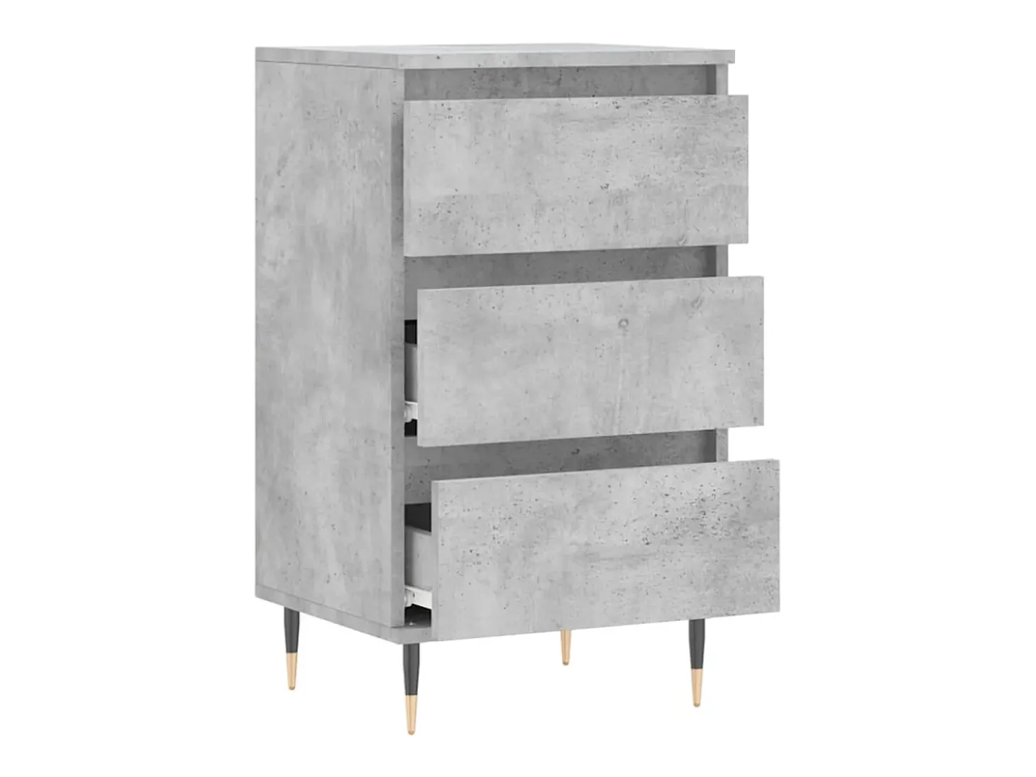 Aparador buffet cómoda mueble mueble de almacenamiento organizador cocina salón salón 40 x 35 x 70 cm madera contrachapada gris 02_0031929