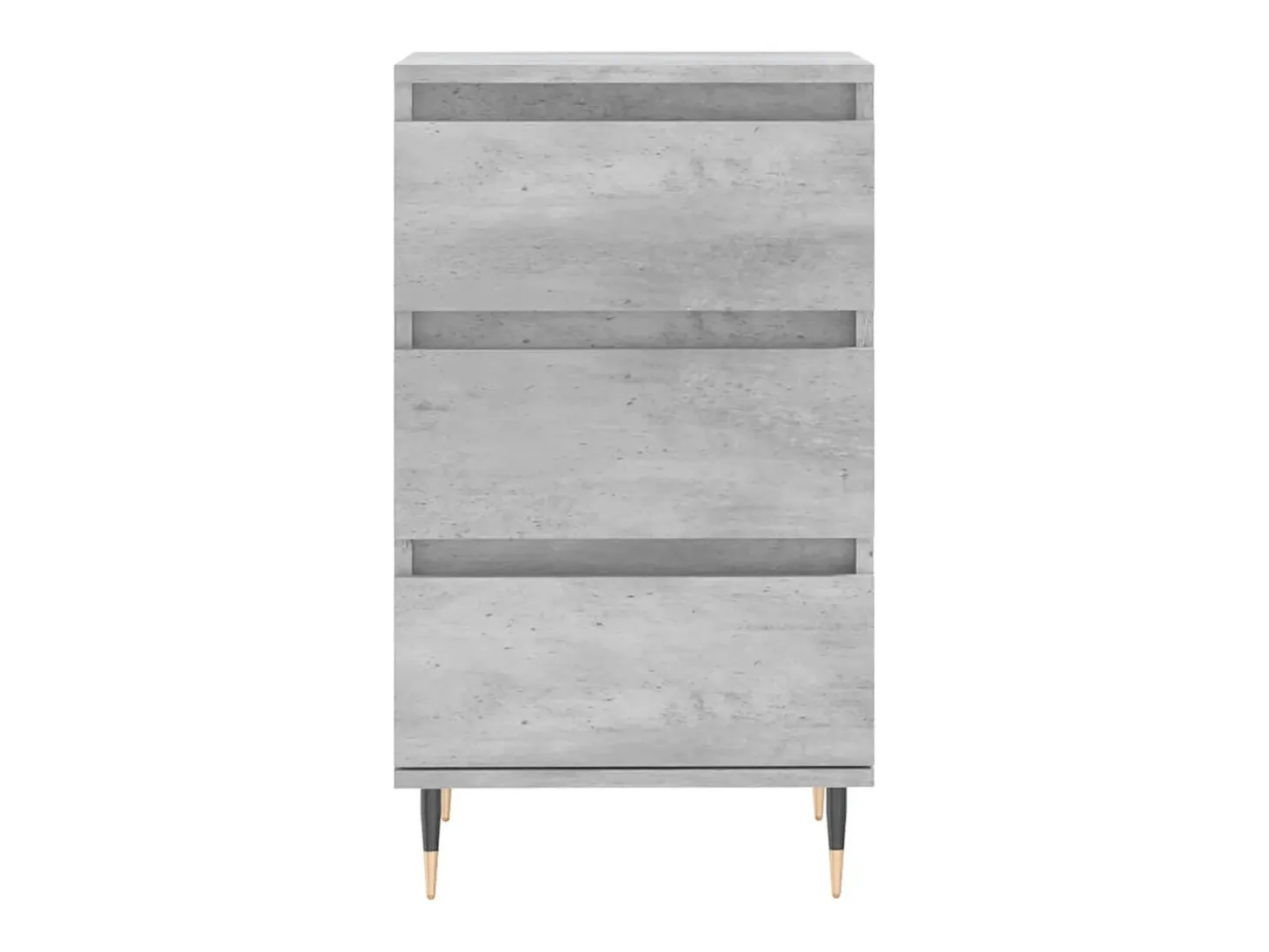 Aparador buffet cómoda mueble mueble de almacenamiento organizador cocina salón salón 40 x 35 x 70 cm madera contrachapada gris 02_0031929