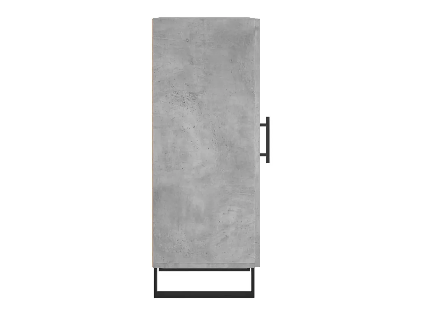 Aparador buffet cómoda mueble mueble de almacenaje organizador cocina salón salón 34,5 x 34 x 90 cm madera contrachapada gris 02_0031889