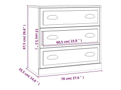 Aparador buffet cómoda mueble almacenaje organizador cocina salón salón juego de 2 madera contrachapada gris 02_0036880