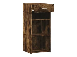 Aparador buffet cómoda mueble mueble de almacenaje organizador cocina salón salón 40 x 42,5 x 93 cm madera contrachapada marrón 02_0030945