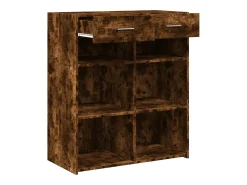 Aparador buffet cómoda mueble almacenaje organizador cocina salón salón 80 x 42,5 x 93 cm madera contrachapada marrón 02_0031115