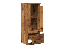 Aparador buffet cómoda mueble mueble de almacenaje organizador cocina salón salón alto madera vieja 36 x 35,5 x 103,5 cm madera contrachapada marrón 02_0035654