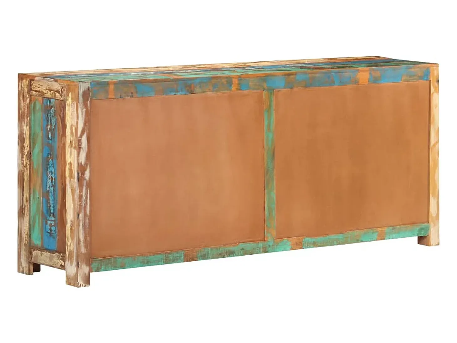 Aparador buffet cómoda mueble mueble de almacenaje organizador cocina salón salón 175 x 40 x 75 cm madera maciza recuperada marrón 02_0029562
