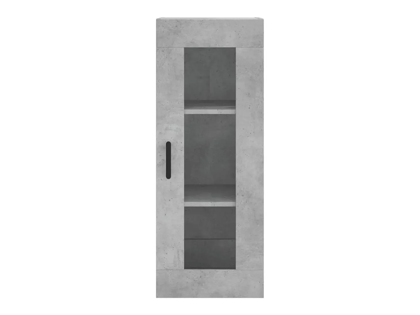 Aparador buffet cómoda mueble mueble de almacenamiento organizador cocina salón salón alto 34,5 x 34 x 180 cm madera contrachapada gris 02_0034324