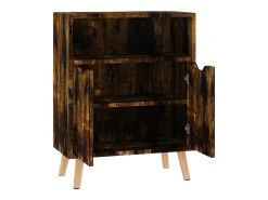 Aparador buffet cómoda mueble mueble de almacenaje organizador cocina salón salón 60 x 30 x 72 cm madera contrachapada marrón 02_0030962
