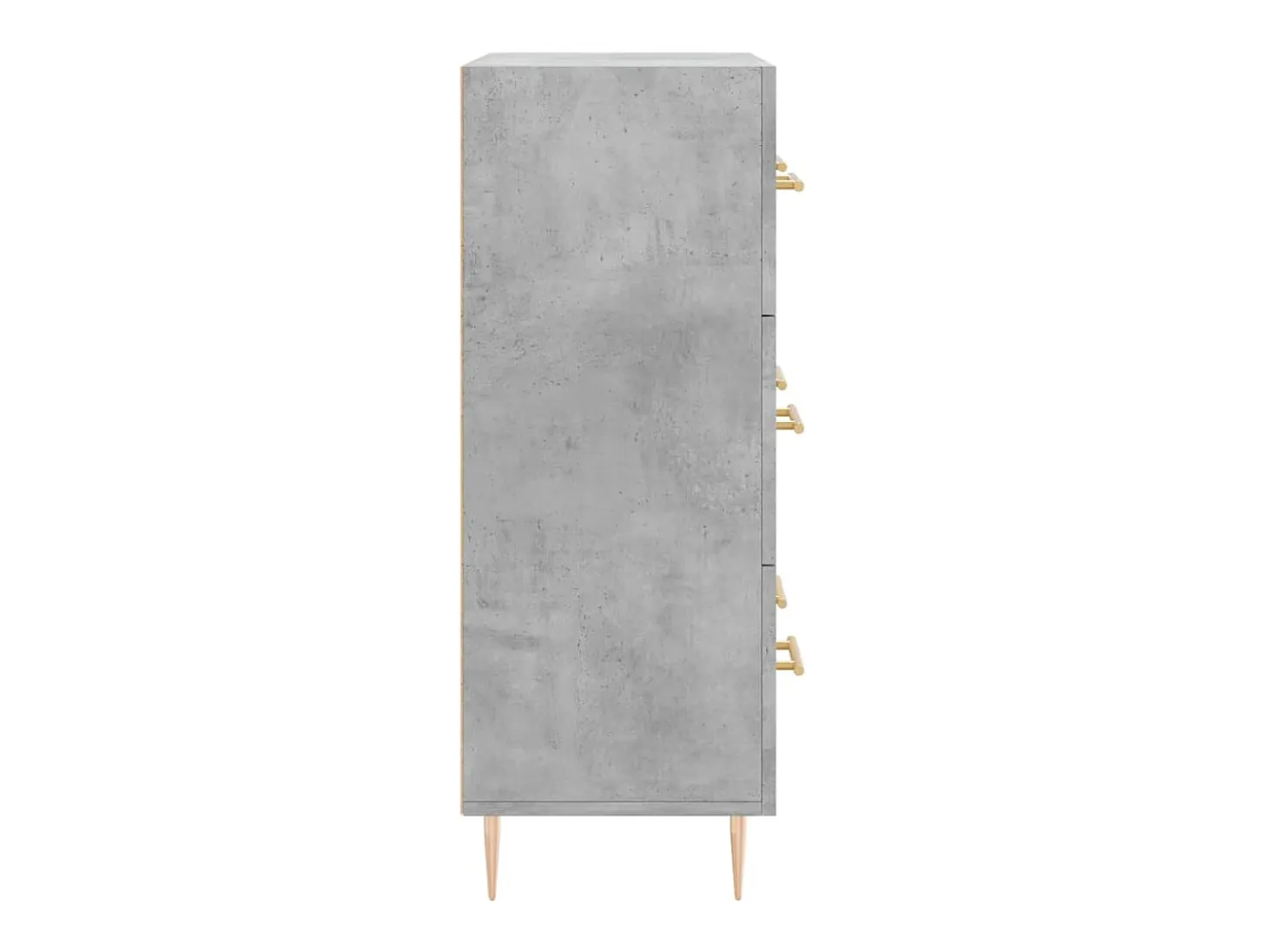 Aparador buffet cómoda mueble mueble de almacenaje organizador cocina salón salón 69,5 x 34 x 90 cm madera contrachapada gris 02_0032072