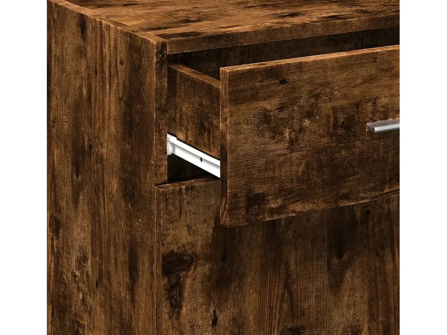 Aparador buffet cómoda mueble mueble de almacenaje organizador cocina salón salón 50 x 42,5 x 93 cm madera contrachapada marrón 02_0030952