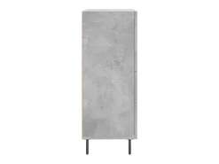 Aparador buffet cómoda mueble almacenaje organizador cocina salón salón 69,5 x 34 x 90 cm madera contrachapada gris 02_0032036