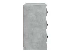Aparador buffet cómoda mueble mueble de almacenaje organizador cocina salón salón 70 x 35,5 x 67,5 cm madera contrachapada gris 02_0032083