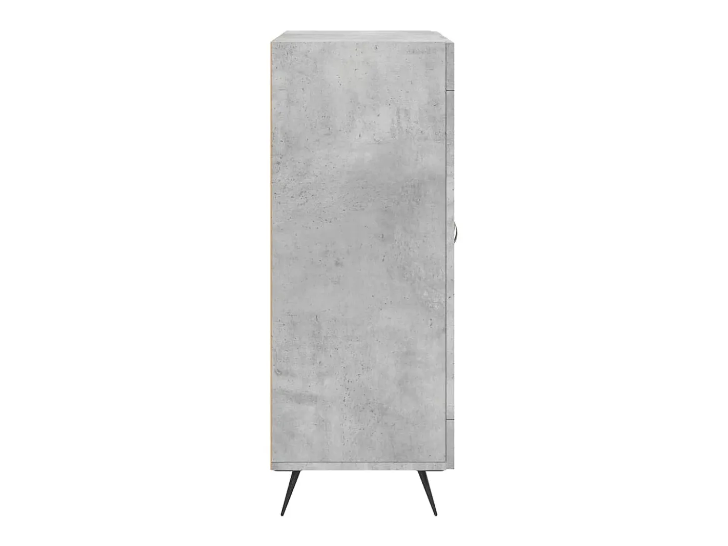 Aparador buffet cómoda mueble mueble de almacenaje organizador cocina salón salón 69,5 x 34 x 90 cm madera contrachapada gris 02_0032050