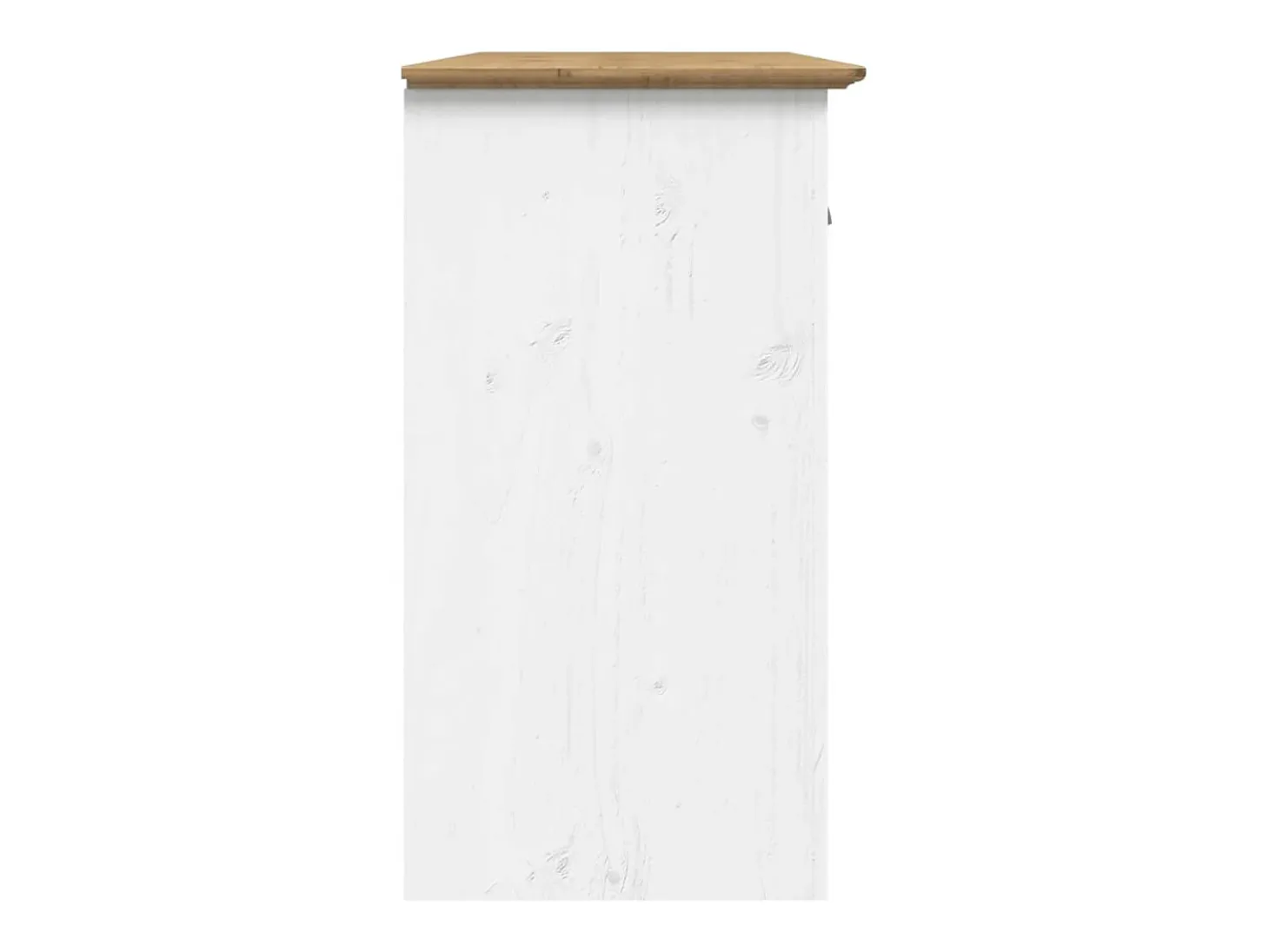 Aparador buffet cómoda mueble almacenaje organizador cocina salón salón BODO y 115,5 x 44 x 80 cm madera maciza de pino marrón 02_0030802