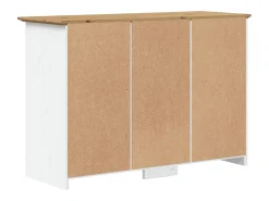 Aparador buffet cómoda mueble almacenaje organizador cocina salón salón BODO y 115,5 x 44 x 80 cm madera maciza de pino marrón 02_0030802
