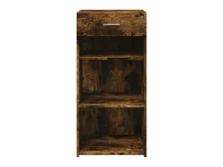 Aparador buffet cómoda mueble mueble de almacenaje organizador cocina salón salón 45 x 42,5 x 93 cm madera contrachapada marrón 02_0030949