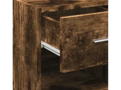 Aparador buffet cómoda mueble mueble de almacenaje organizador cocina salón salón 45 x 42,5 x 93 cm madera contrachapada marrón 02_0030949