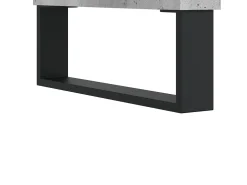 Aparador buffet cómoda mueble mueble de almacenamiento organizador cocina salón salón alto 57 x 35 x 90 cm madera contrachapada gris 02_0034453