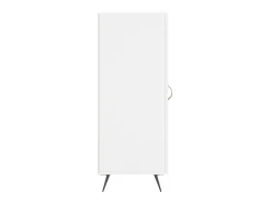 Aparador buffet cómoda mueble mueble de almacenaje organizador cocina salón salón 34,5 x 34 x 90 cm madera contrachapada blanco 02_0030283