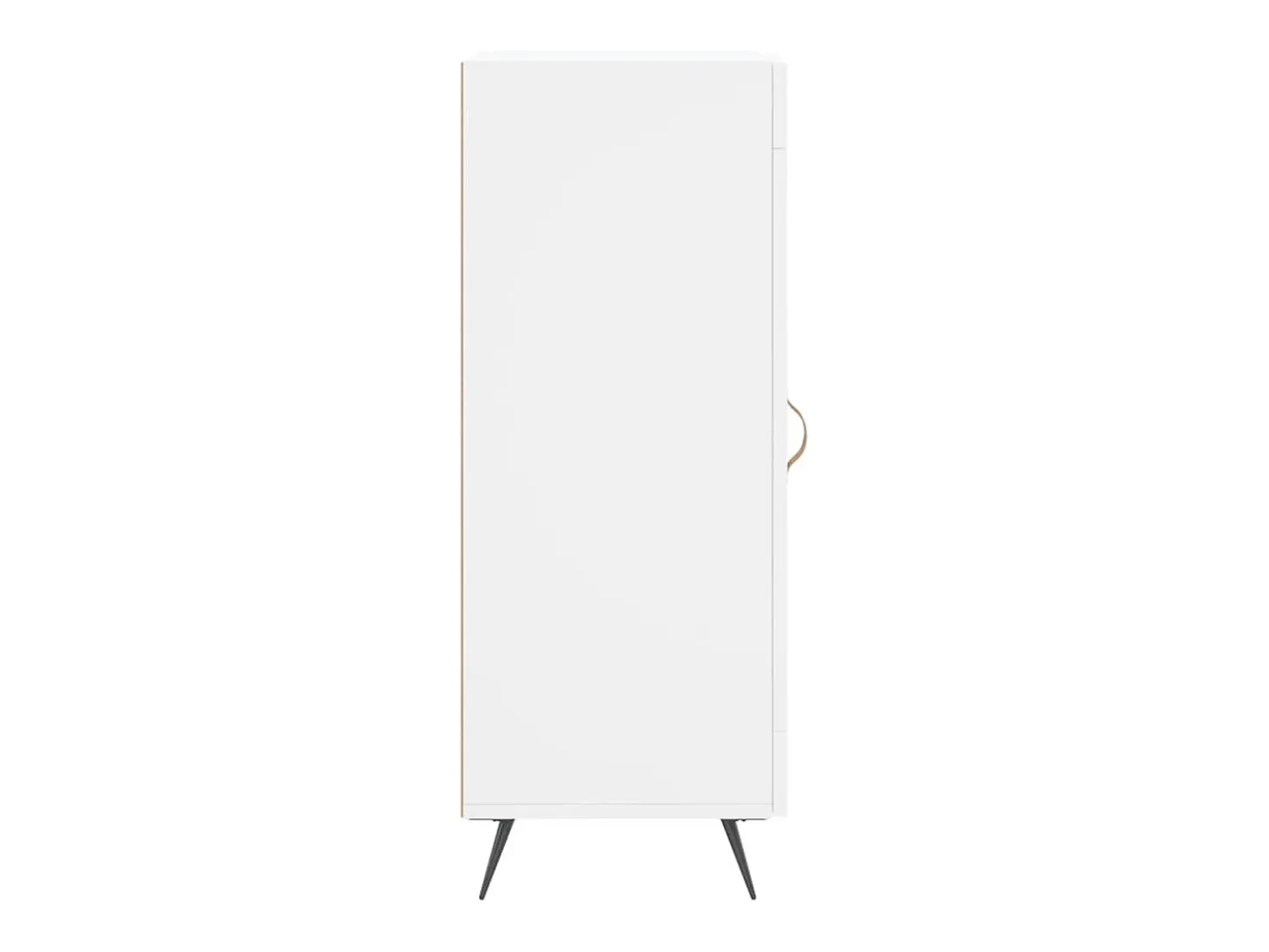 Aparador buffet cómoda mueble mueble de almacenaje organizador cocina salón salón 34,5 x 34 x 90 cm madera contrachapada blanco 02_0030283