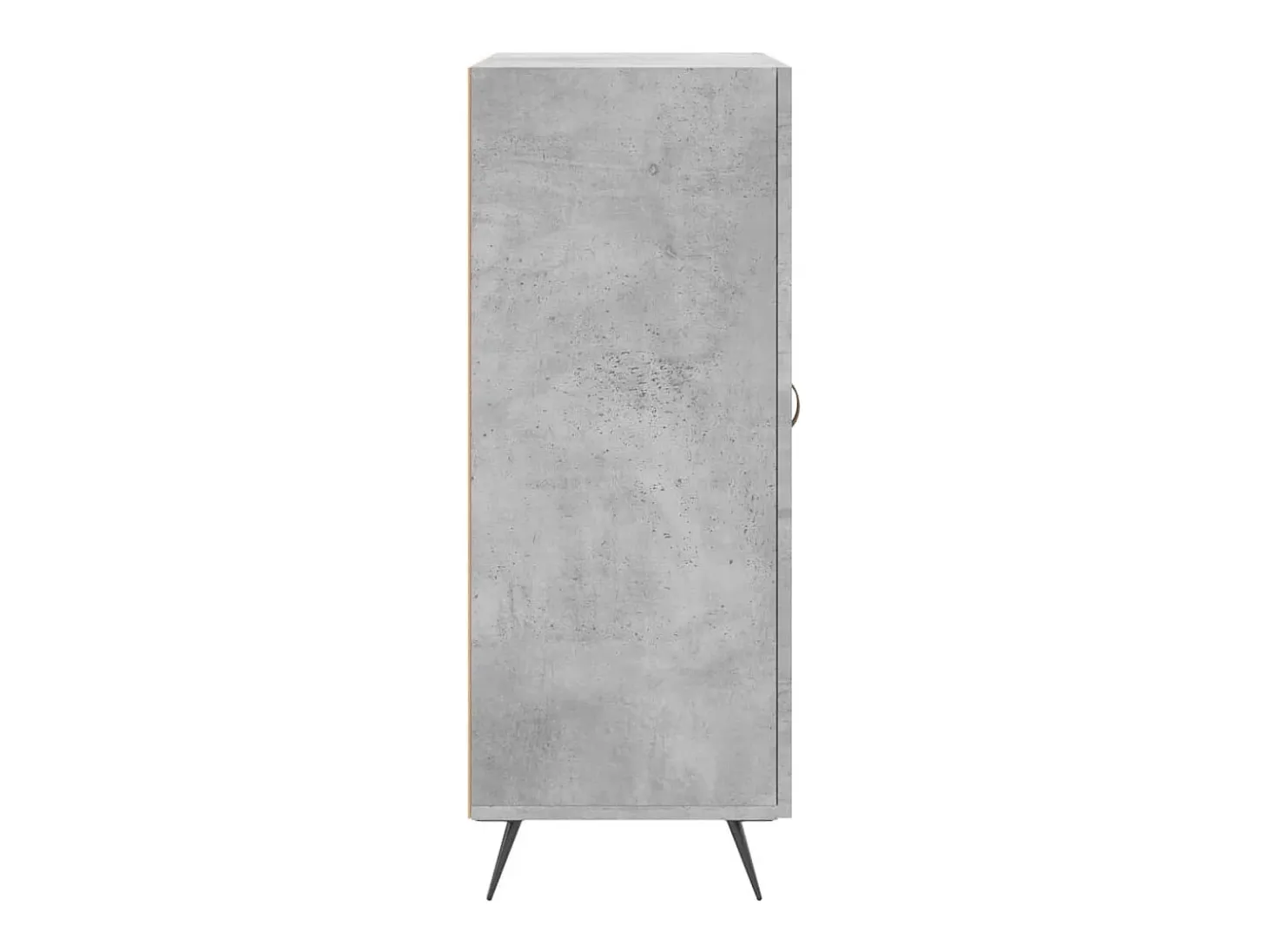 Aparador buffet cómoda mueble mueble de almacenaje organizador cocina salón salón 69,5 x 34 x 90 cm madera contrachapada gris 02_0032048
