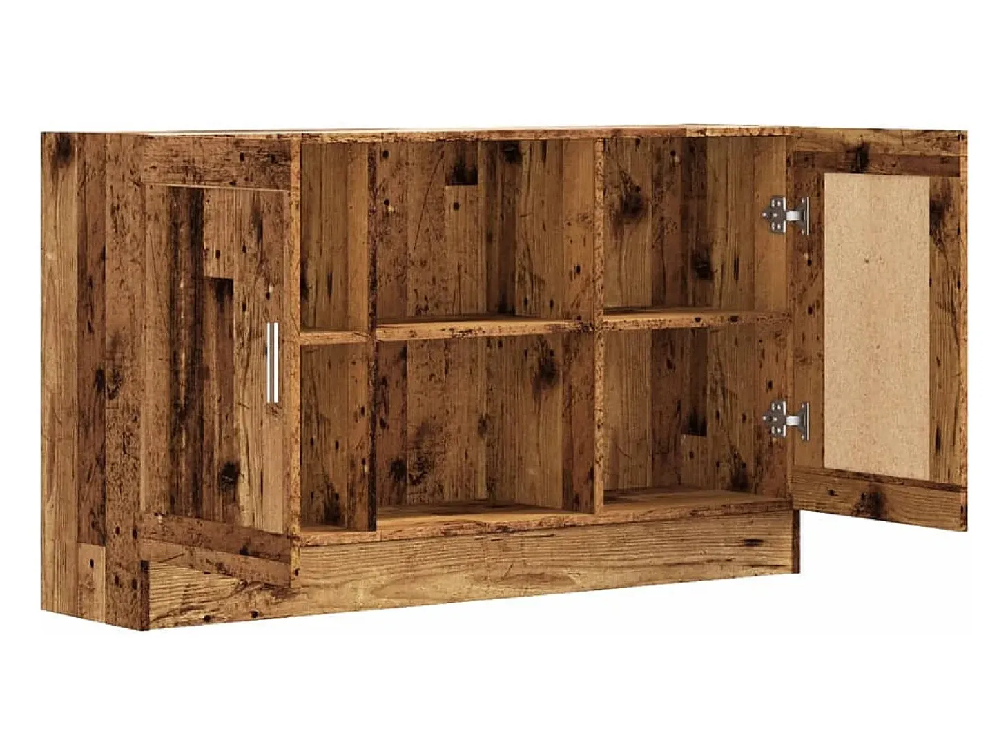Aparador buffet cómoda mueble mueble de almacenaje organizador cocina salón salón madera vieja 120 x 30,5 x 70 cm madera contrachapada marrón 02_0036599
