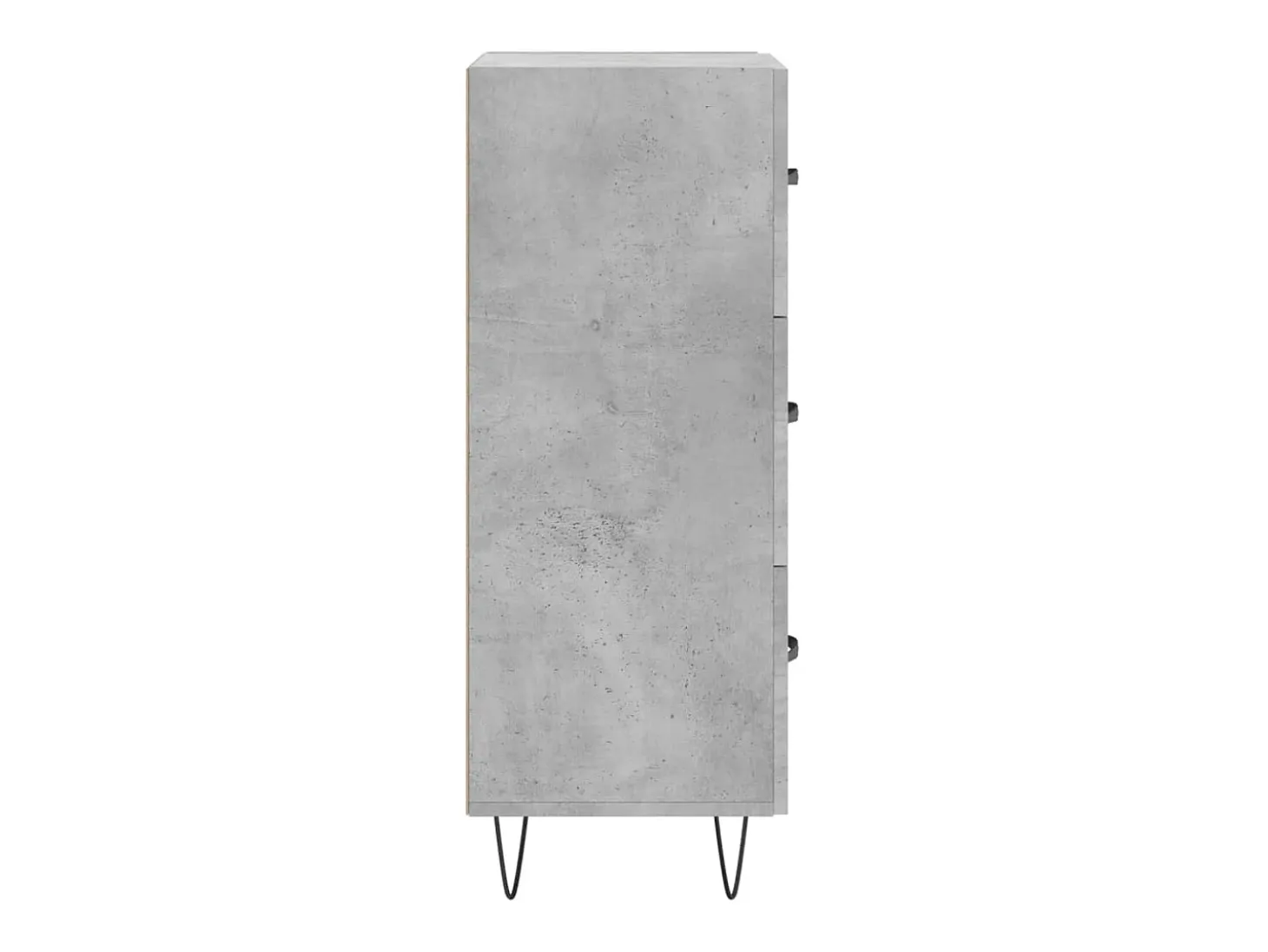 Aparador buffet cómoda mueble mueble de almacenaje organizador cocina salón salón 34,5 x 34 x 90 cm madera contrachapada gris 02_0031912