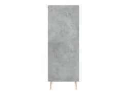 Aparador buffet cómoda mueble mueble de almacenaje organizador cocina salón salón 34,5 x 32,5 x 90 cm madera contrachapada gris 02_0031867