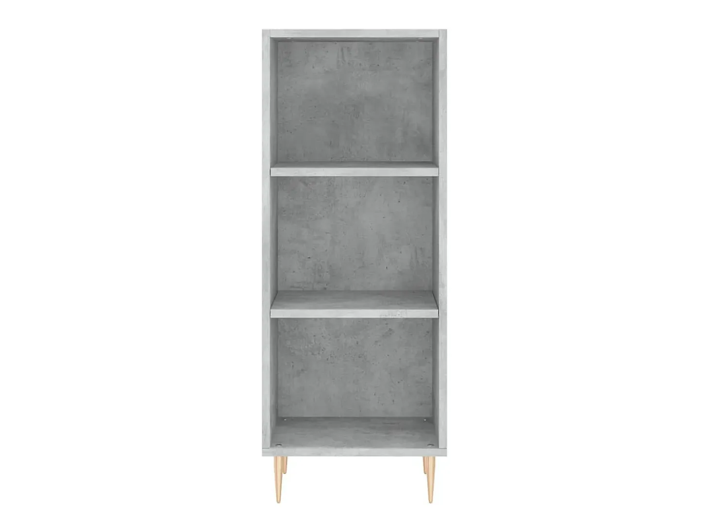 Aparador buffet cómoda mueble mueble de almacenaje organizador cocina salón salón 34,5 x 32,5 x 90 cm madera contrachapada gris 02_0031867