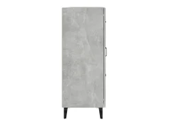 Aparador buffet cómoda mueble mueble de almacenaje organizador cocina salón salón 69,5 x 34 x 90 cm madera contrachapada gris 02_0032065