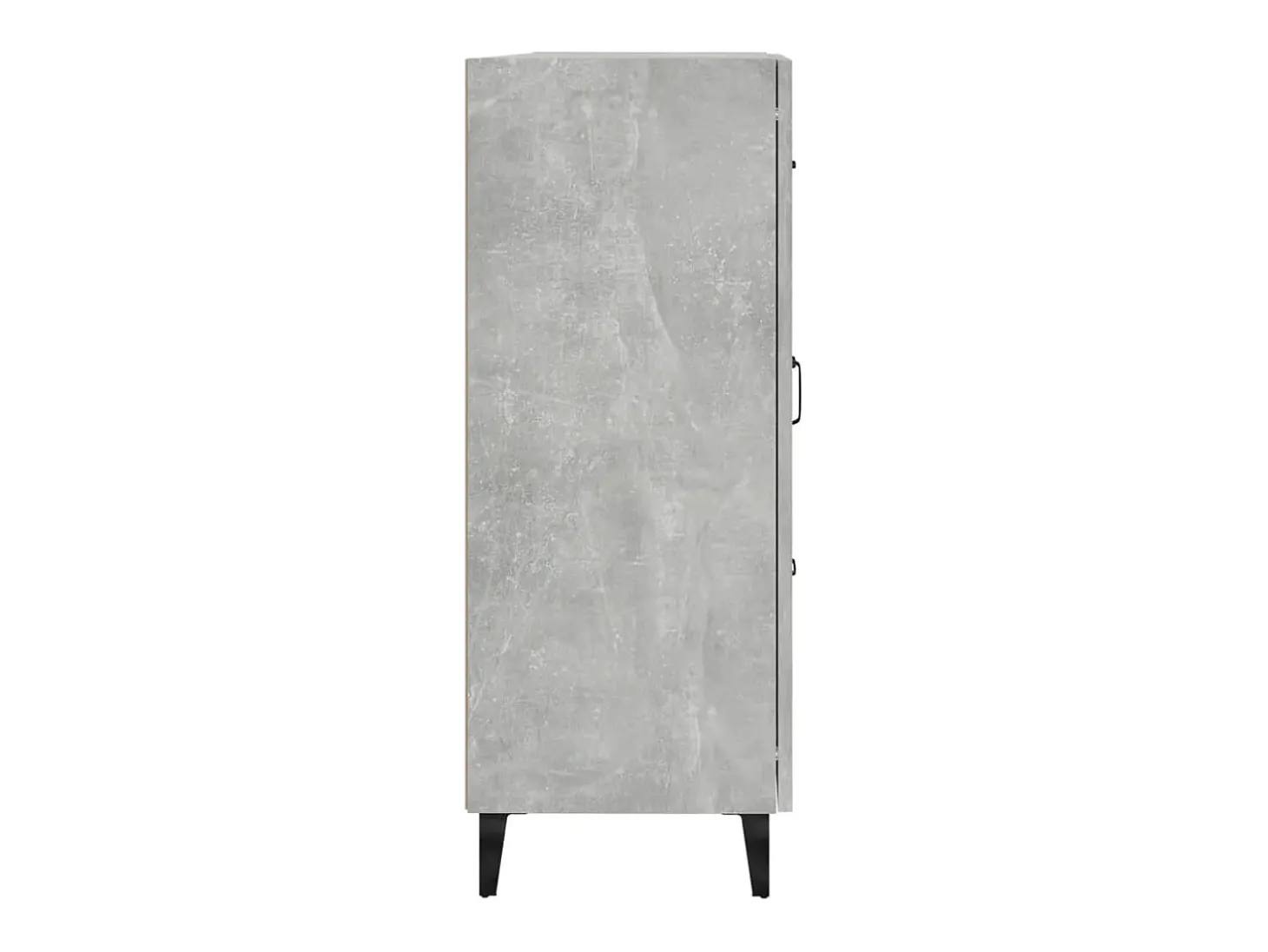 Aparador buffet cómoda mueble mueble de almacenaje organizador cocina salón salón 69,5 x 34 x 90 cm madera contrachapada gris 02_0032065