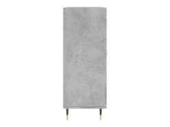 Aparador buffet cómoda mueble mueble de almacenaje organizador cocina salón salón 69,5 x 34 x 90 cm madera contrachapada gris 02_0032034
