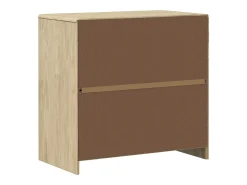 Aparador buffet cómoda mueble almacenaje organizador cocina salón salónAUDA 80 x 43 x 75,5 cm madera maciza de pino marrón 02_0036221