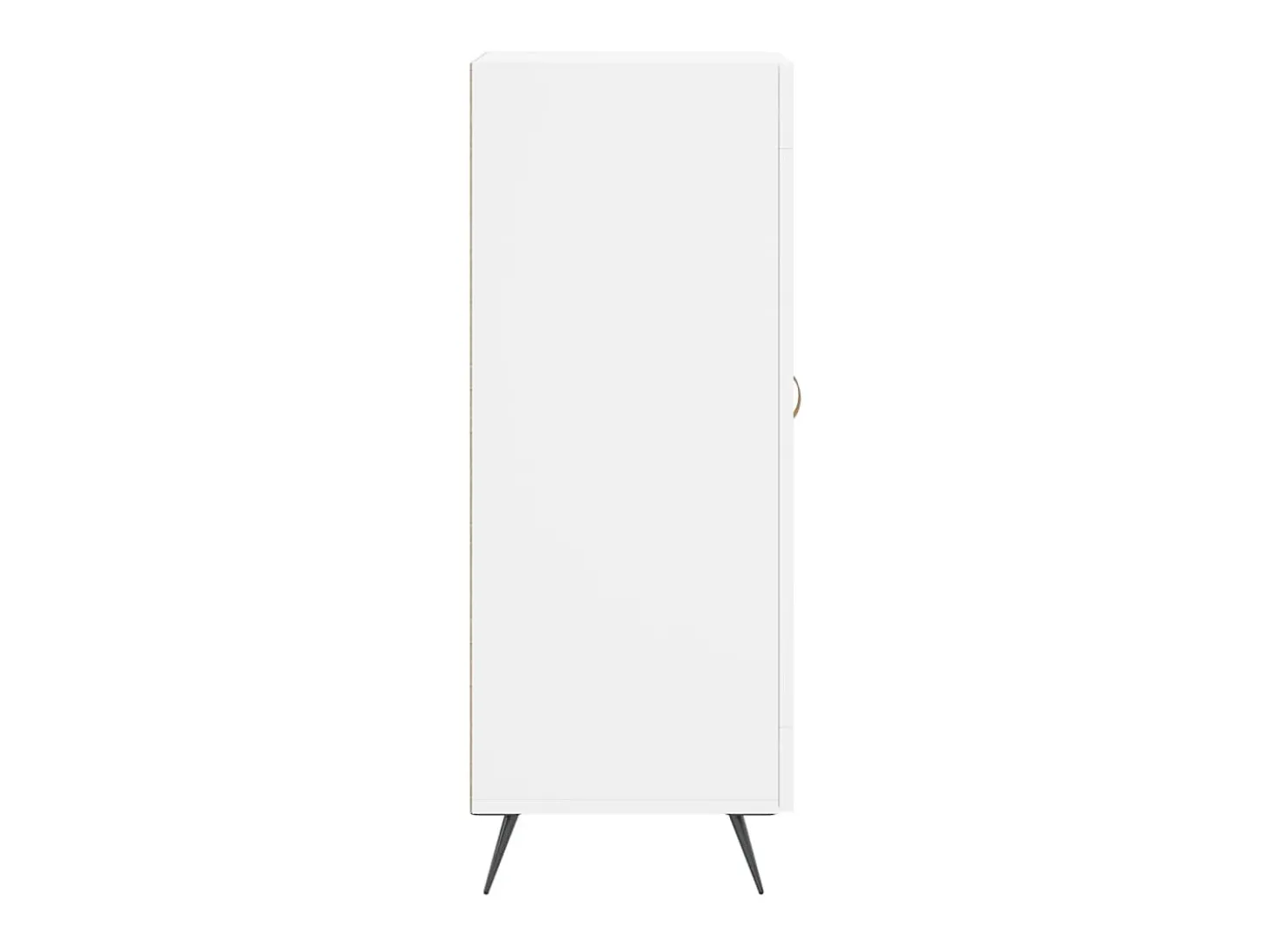 Aparador buffet cómoda mueble mueble de almacenaje organizador cocina salón salón 34,5 x 34 x 90 cm madera contrachapada blanco 02_0030277