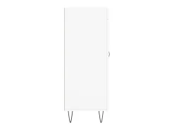 Aparador buffet cómoda mueble mueble de almacenaje organizador cocina salón salón 69,5 x 34 x 90 cm madera contrachapada blanco 02_0030471