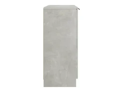 Aparador buffet cómoda mueble mueble de almacenaje organizador cocina salón salón 60 x 30 x 70 cm madera contrachapada gris 02_0031956