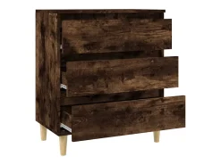 Aparador buffet cómoda mueble mueble de almacenaje organizador cocina salón salón 60 x 35 x 70 cm madera contrachapada marrón 02_0030986