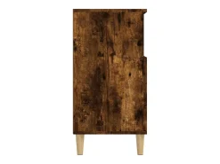 Aparador buffet cómoda mueble mueble de almacenaje organizador cocina salón salón 60 x 35 x 70 cm madera contrachapada marrón 02_0030987