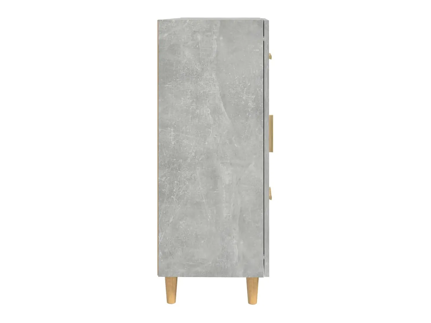 Aparador buffet cómoda mueble mueble de almacenaje organizador cocina salón salón 69,5 x 34 x 90 cm madera contrachapada gris 02_0032008