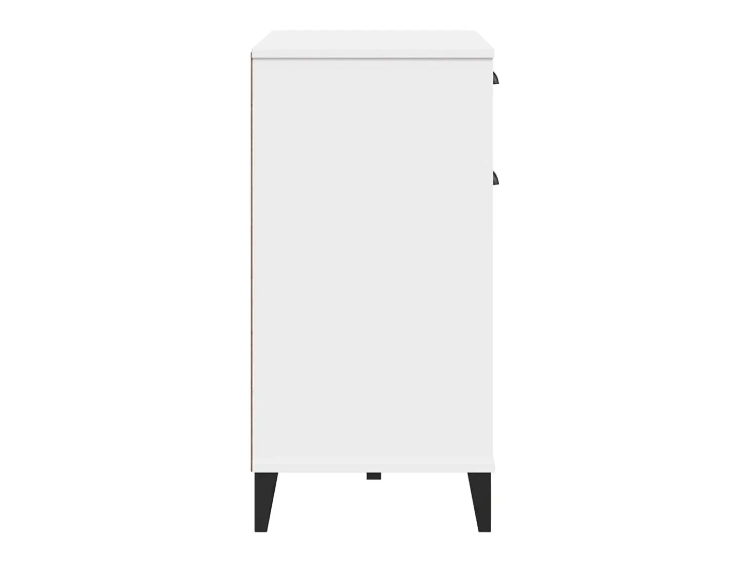 Aparador buffet cómoda mueble mueble de almacenaje organizador cocina salón salón 80 x 40 x 80 cm madera contrachapada blanco 02_0036620