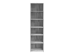 Aparador buffet cómoda mueble almacenaje organizador cocina salón salón alto Sonoma 50 x 41 x 185 cm madera contrachapada gris 02_0035371