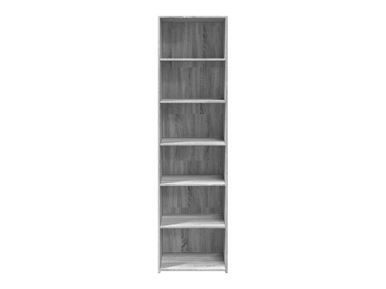 Aparador buffet cómoda mueble almacenaje organizador cocina salón salón alto Sonoma 50 x 41 x 185 cm madera contrachapada gris 02_0035371