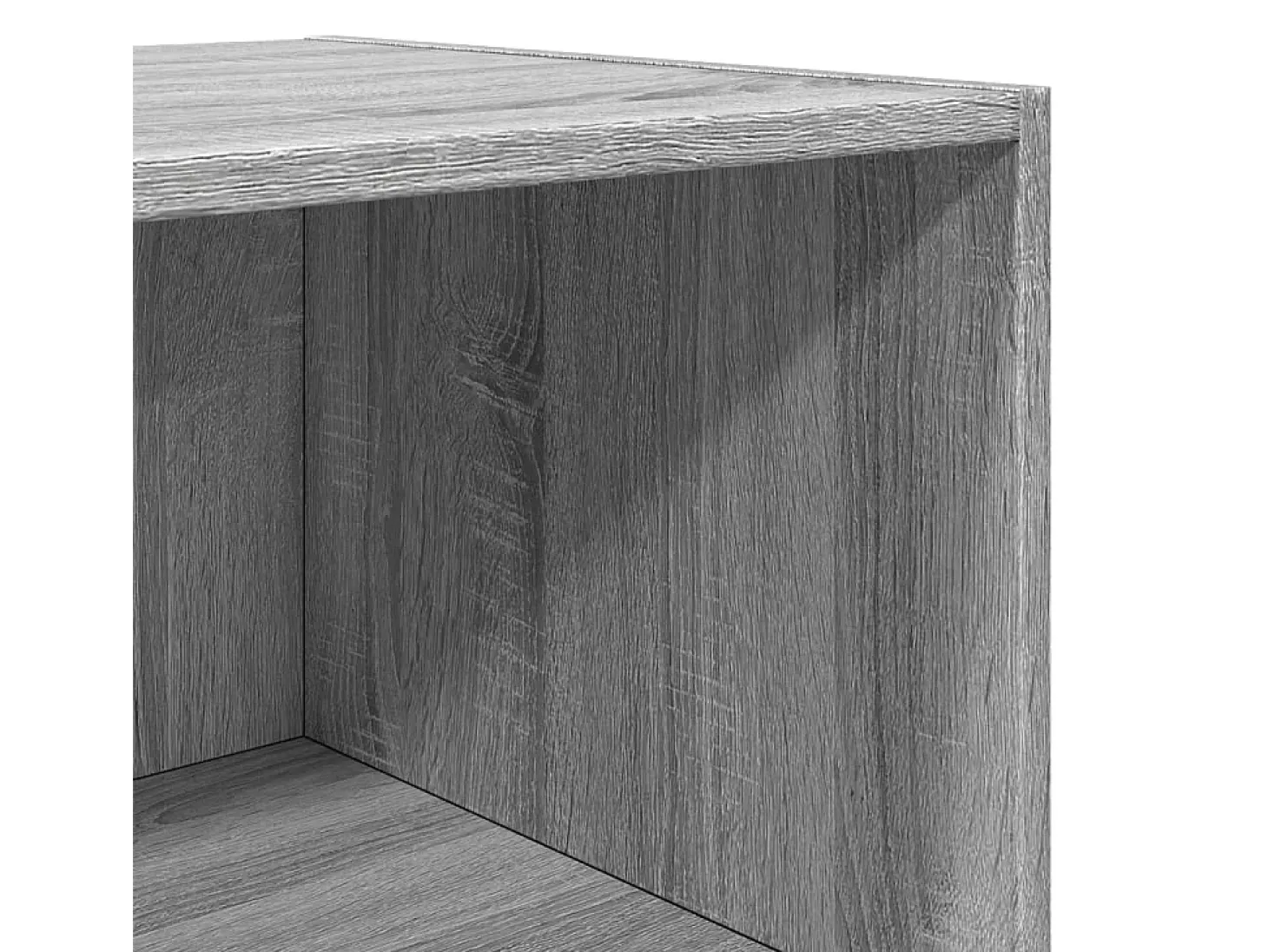 Aparador buffet cómoda mueble almacenaje organizador cocina salón salón alto Sonoma 50 x 41 x 185 cm madera contrachapada gris 02_0035371
