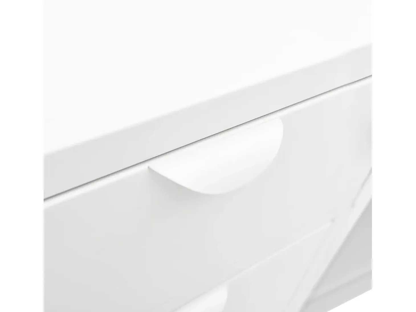 Aparador buffet cómoda mueble almacenaje organizador cocina salón salón 105 x 35 x 70 cm acero y vidrio templado blanco 02_0030193
