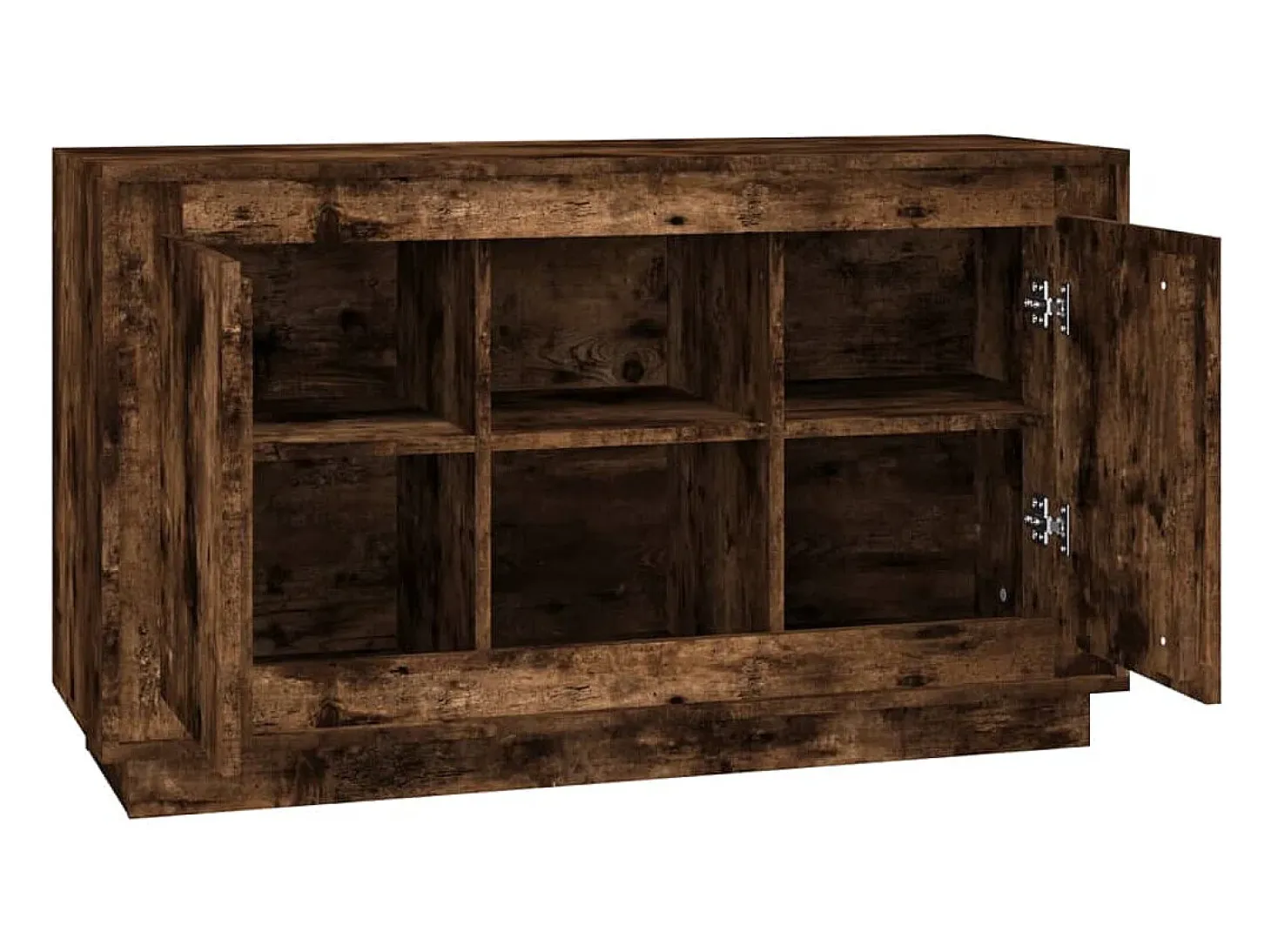 Aparador buffet cómoda mueble mueble de almacenaje organizador cocina salón salón 102 x 35 x 60 cm madera contrachapada marrón 02_0030849