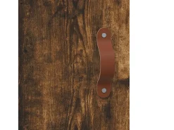 Aparador buffet cómoda mueble mueble de almacenaje organizador cocina salón salón 34,5 x 34 x 90 cm madera contrachapada marrón 02_0030916