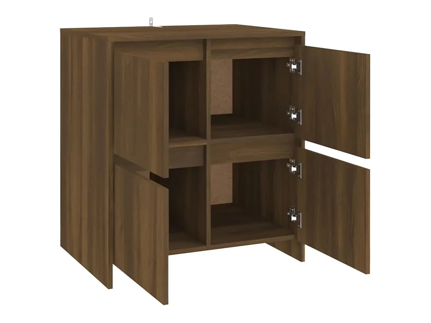 Aparador buffet cómoda mueble mueble de almacenaje organizador cocina salón salón 70 x 41 x 75 cm madera contrachapada marrón 02_0031411