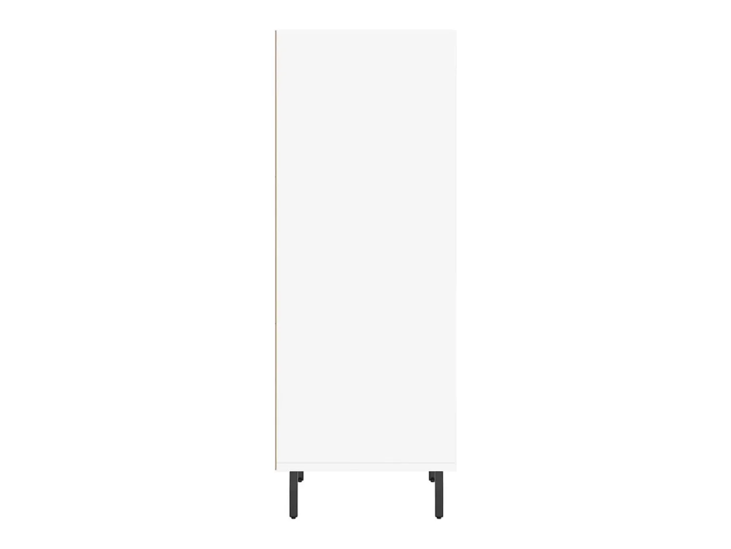 Aparador buffet cómoda mueble mueble de almacenaje organizador cocina salón salón 34,5 x 32,5 x 90 cm madera contrachapada blanco 02_0030233