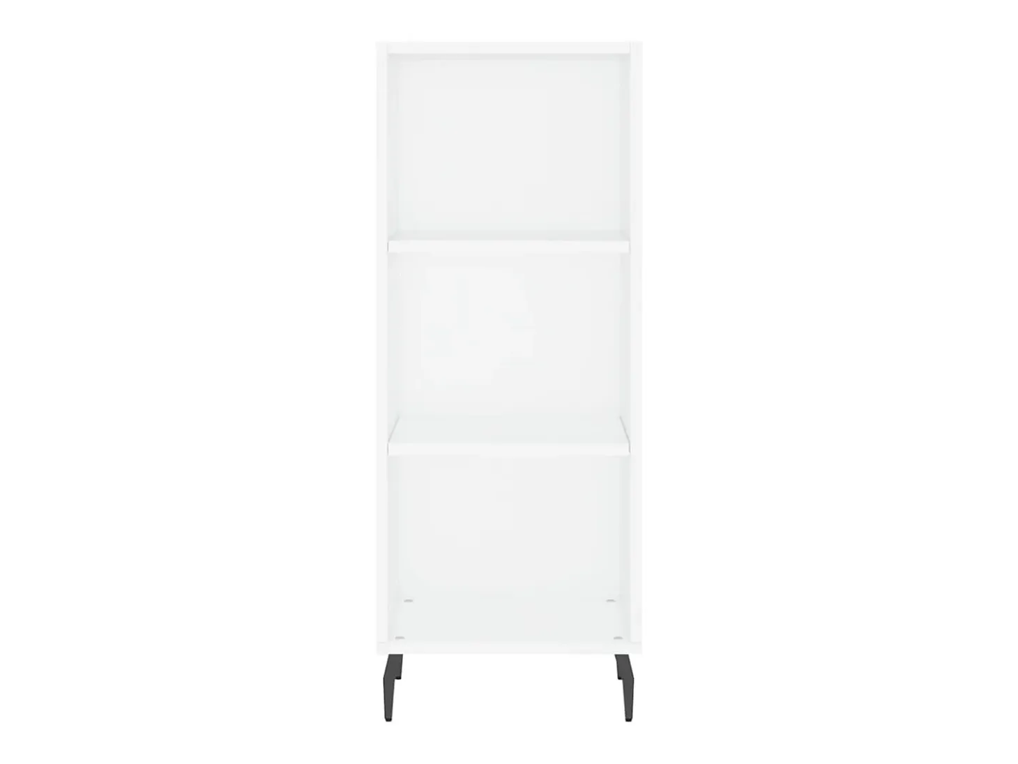 Aparador buffet cómoda mueble mueble de almacenaje organizador cocina salón salón 34,5 x 32,5 x 90 cm madera contrachapada blanco 02_0030233